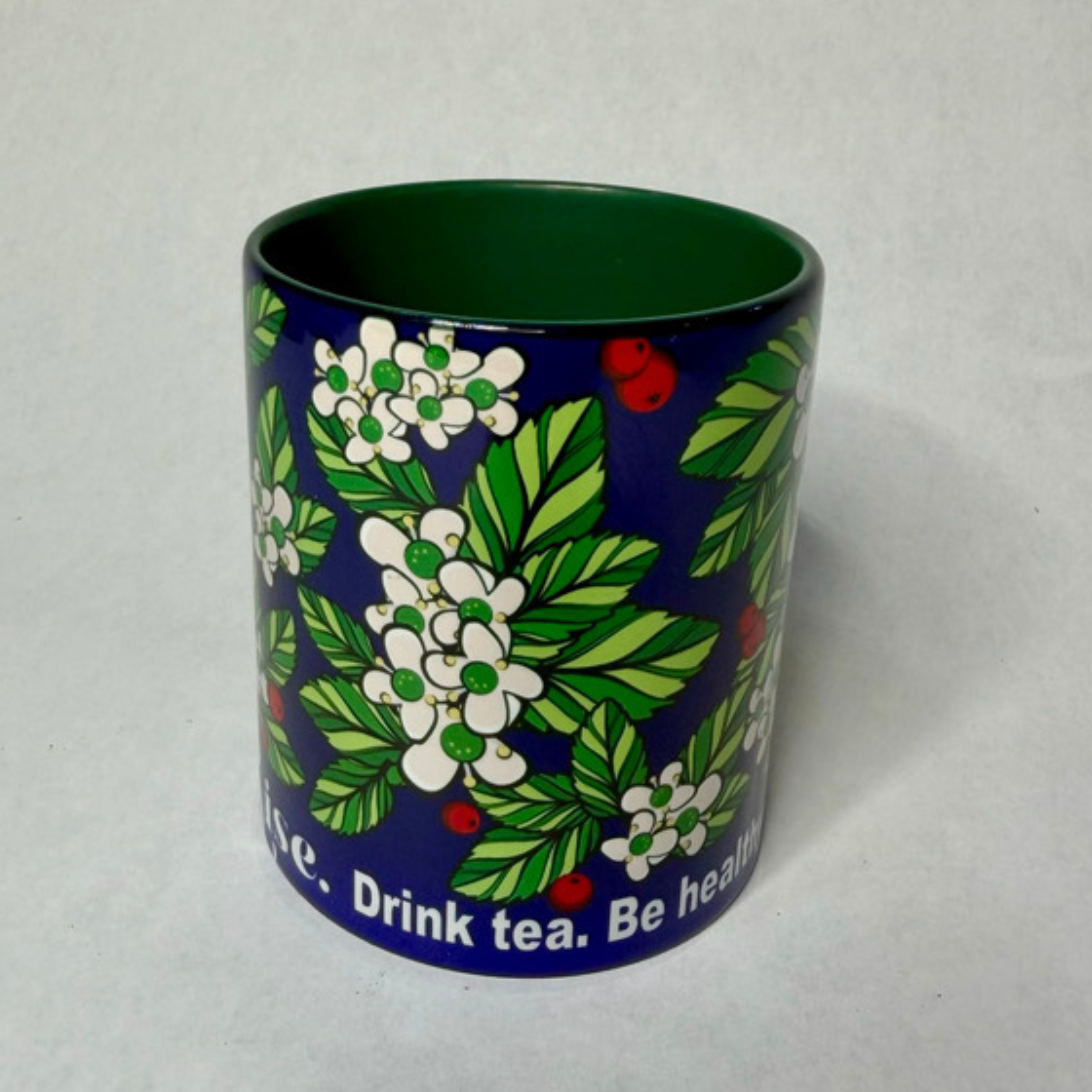 Rise Mug: Drink tea. Be healthy. Do good.